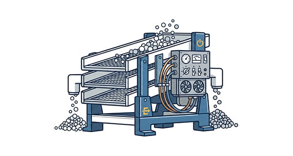 Industrial vibration screening and filtration mesh