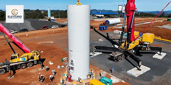 Off-grid generator set for remote mining camp